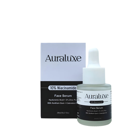 Auraluxe 10% Niacinamide Face Serum – Hyaluronic Acid + Zinc PCA | 20ml